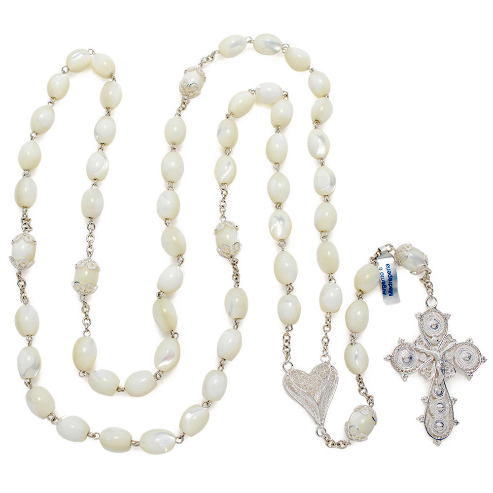 Mother of Pearl Beads Rosary