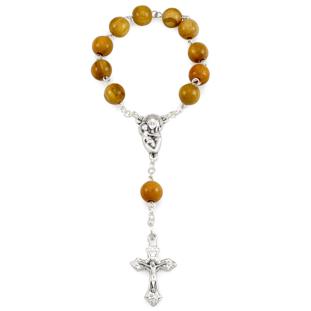 Olive Wood  Decade Rosary