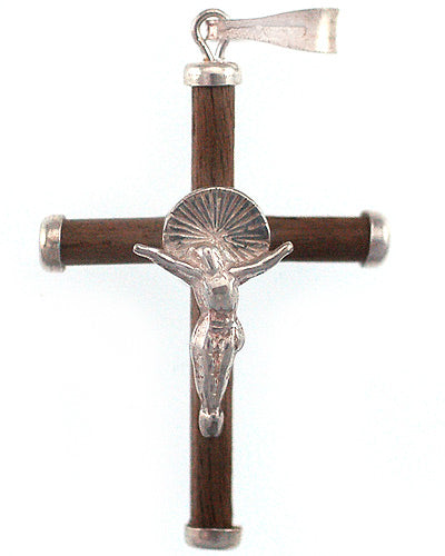 Catholic Silver Crucifix Pendant
