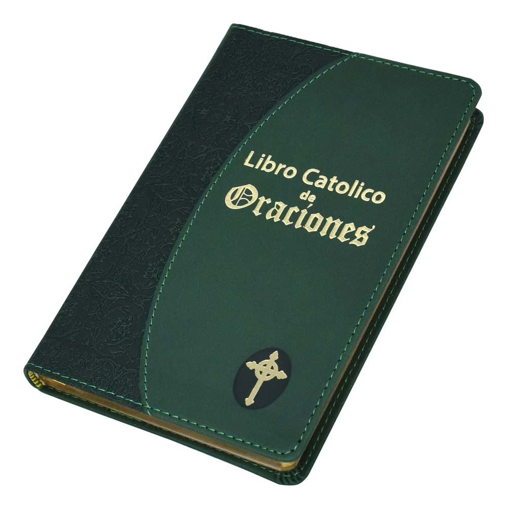 Libro Catolico De Oraciones Green Cover