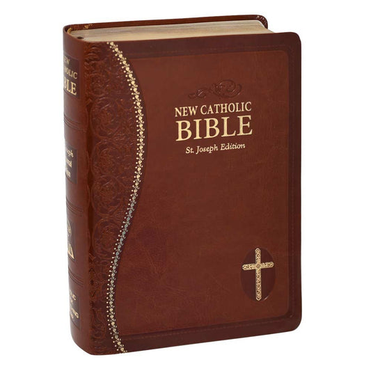 St. Joseph New Catholic Bible Personal Size - BROWN