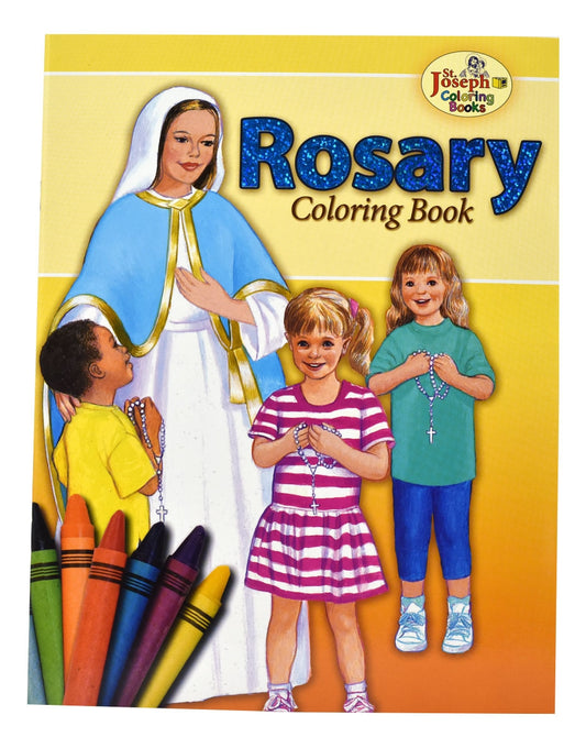 Catholic Coloring Book About the Rosary