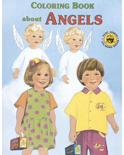 Catholic Coloring Book About  Angels
