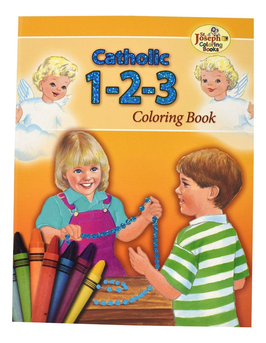 Catholic 1-2-3 Coloring Books