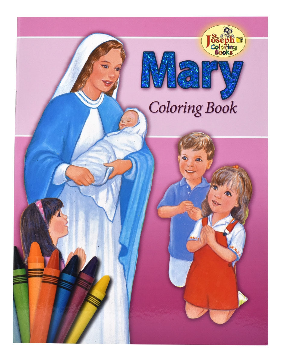 Mary Coloring Catholic Book