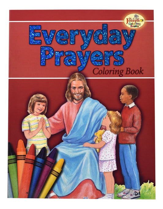 Coloring Book About Everyday Catholic Prayers
