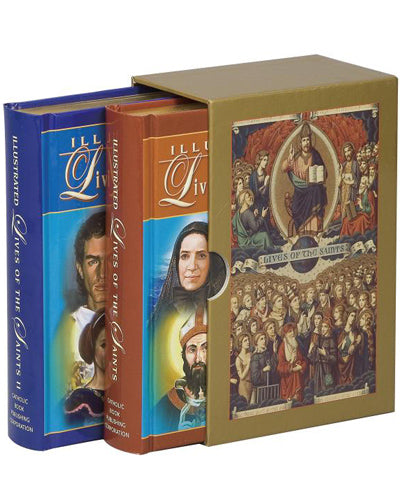 Illustrated Lives of the Saints Vol 1 & 2 Catholic Books