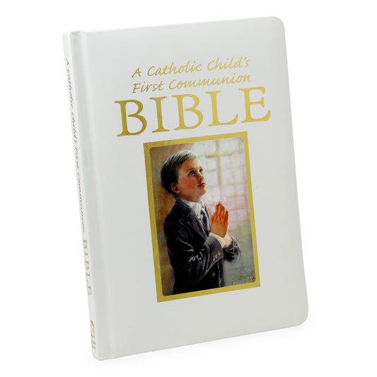 A Catholic Child's First Communion Bible for Boys - Blessings