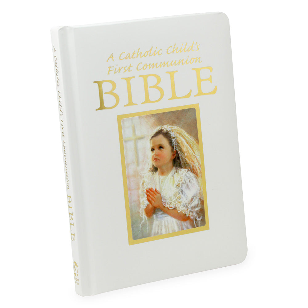 A Catholic Child's First Communion Bible for Girls - Blassings