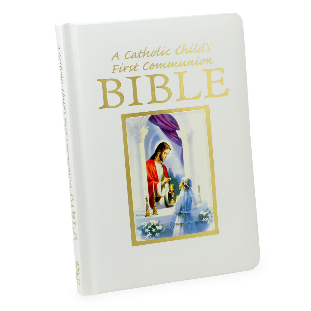A Catholic Child First Communion Bible for Girls - Traditions