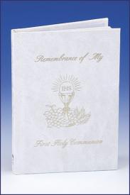Remembrance of My First Holy Communion for Girls - White Edges