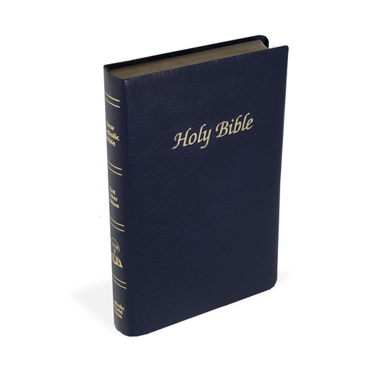 New Catholic Bible First Communion Bible - Blue