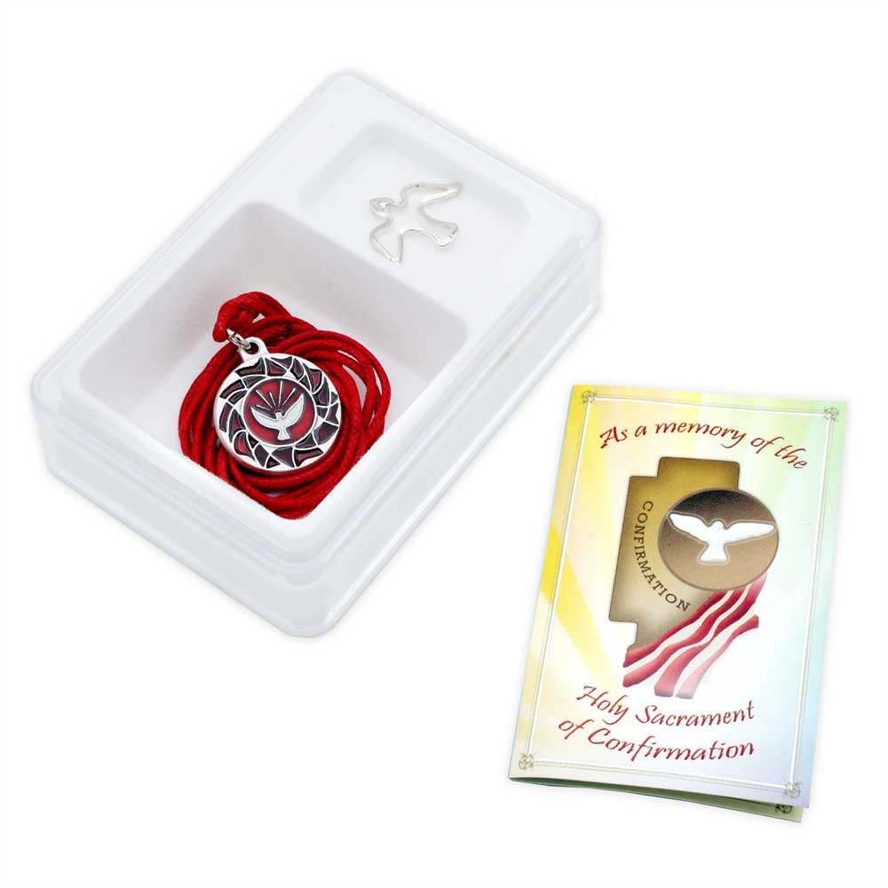 Confirmation Gift Set Holy Spirit Pendant Pin