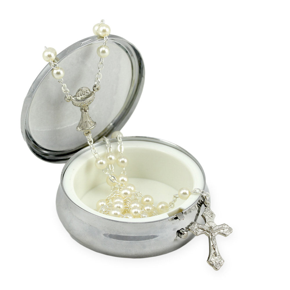 First Communion Rosary Gift Set