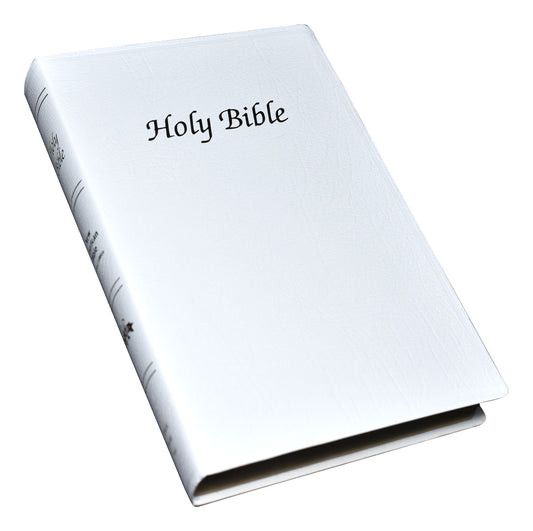 First Communion Bible - White